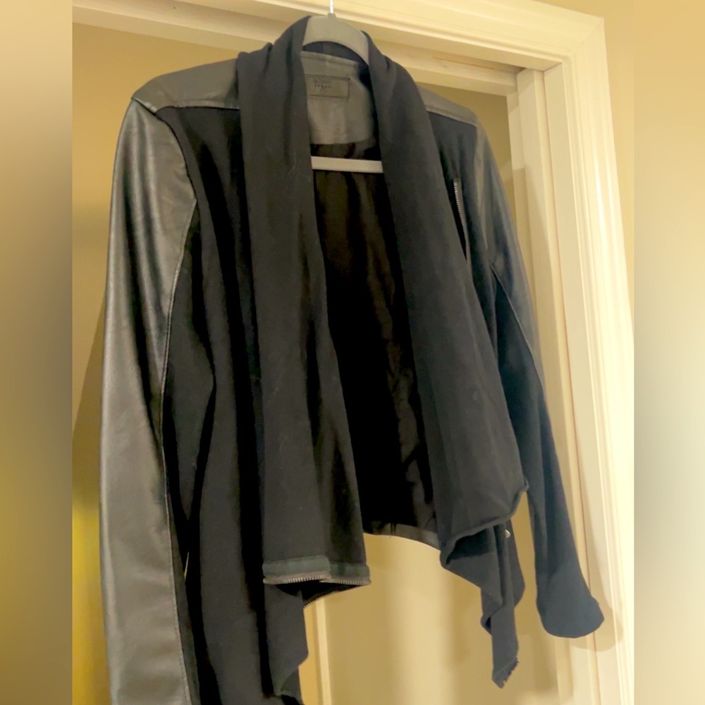 BLANK NYC Vegan Leather Black Women's Jacket 
Size S